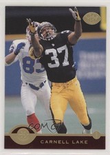 1996 Leaf Red with Gold Foil Carnell Lake #64 0b5