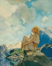 Maxfield Parrish: Morning (Spring) 22x30 Archival Quality Fine Art Print