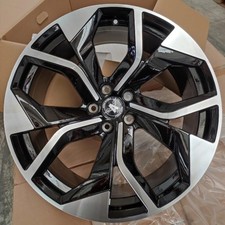 SET N.4 CERCHI PER AUDI A6 IN LEGA 22" REPLICA 6109 BLACK POLISHED