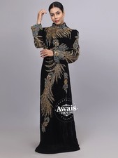 Long velvet Kaftan Abaya Jalabiya Abaya Farasha lONG Islamic Abaya