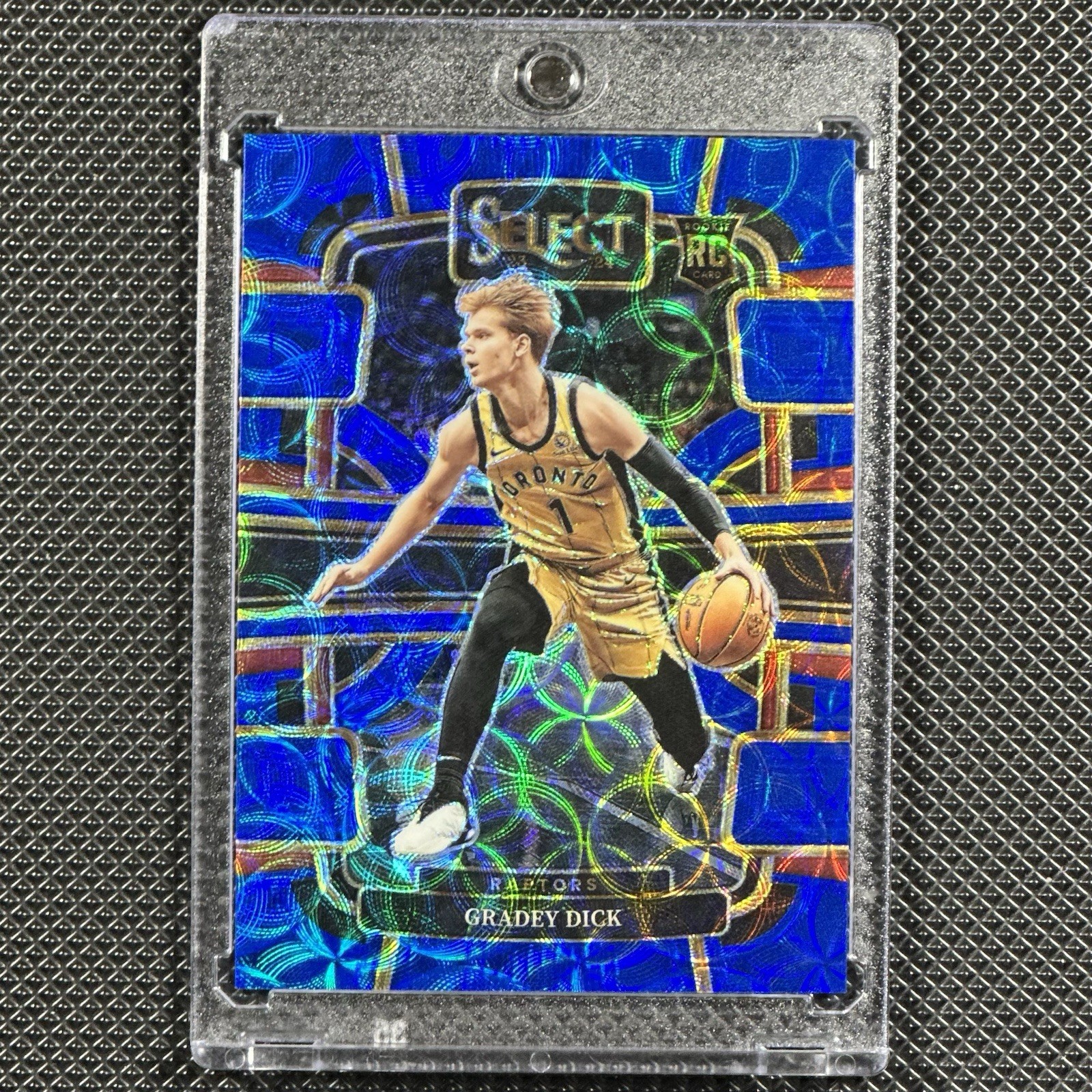Gradey Dick 2023-24 Panini Select - Concourse #90 Blue Scope Prizm /249 (RC)