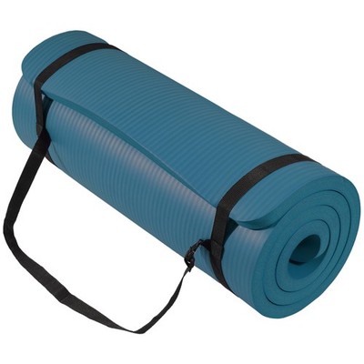 Yoga Mat,Pilates & Exercise Mat,Extra Thick 1'' High-Density Foam Workout Mat ...