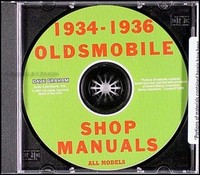 Oldsmobile Werkstatthandbuch CD-ROM 1934-1935-1936 GM HäNdler Reparaturservice