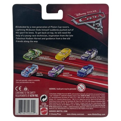 2017 Disney Pixar Cars 3 Rex Revler Diecast Car & VHTF for sale