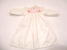 American Girl Doll Samantha's Nightgown White with Pink Trim