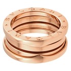 Bvl335933 Bvlgari B.zero1 18kt Rose Gold 3-Band Ring - Choose size