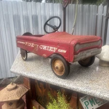Vintage Murray - Fire Chief Pedal Car - 1960's - 100% Original Unrestored