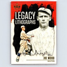 2021 Panini Diamond Kings Joe Wood #LL-16 Legacy Lithographs Boston Red Sox