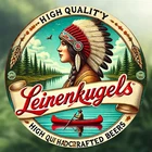 Leinenkugels Round Native American Beer Tin Metal Signs Home Décor 8x8