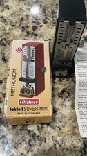 Wittner Super Mini Taktell Metronome Ruby Red - Made In Germany