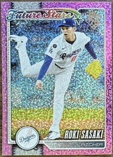 Roki Sasaki 2026 Topps Series 1 #66 Pink Confetti SP Los Angeles Dodgers