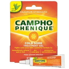 Campho Phenique Cold Sore and Fever Blister Treatment for Lips, Maximum Strengt