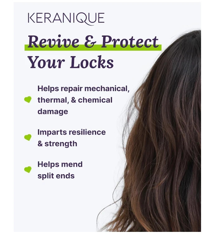 Keranique Damage Control Follicle Strengthening Shampoo&Conditioner Set 8 oz NEW