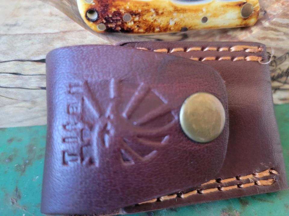 Cuchillos Titan International Damasco Acero Bloqueo Cuchillo de Bolsillo/Funda Sin Caja Foto 2 de 4