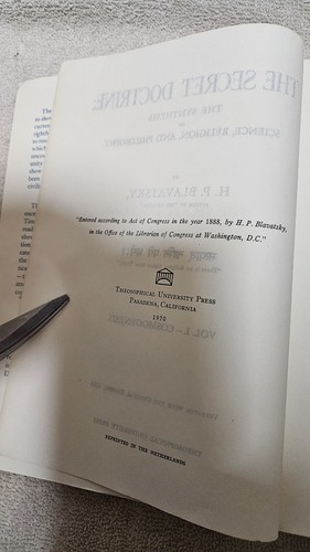 ‡ 😈 Secret Doctrine by Blavatsky • 1970 PB Vol 1 1st Esoteric Cultism Mysticism - Imagen 12 de 24