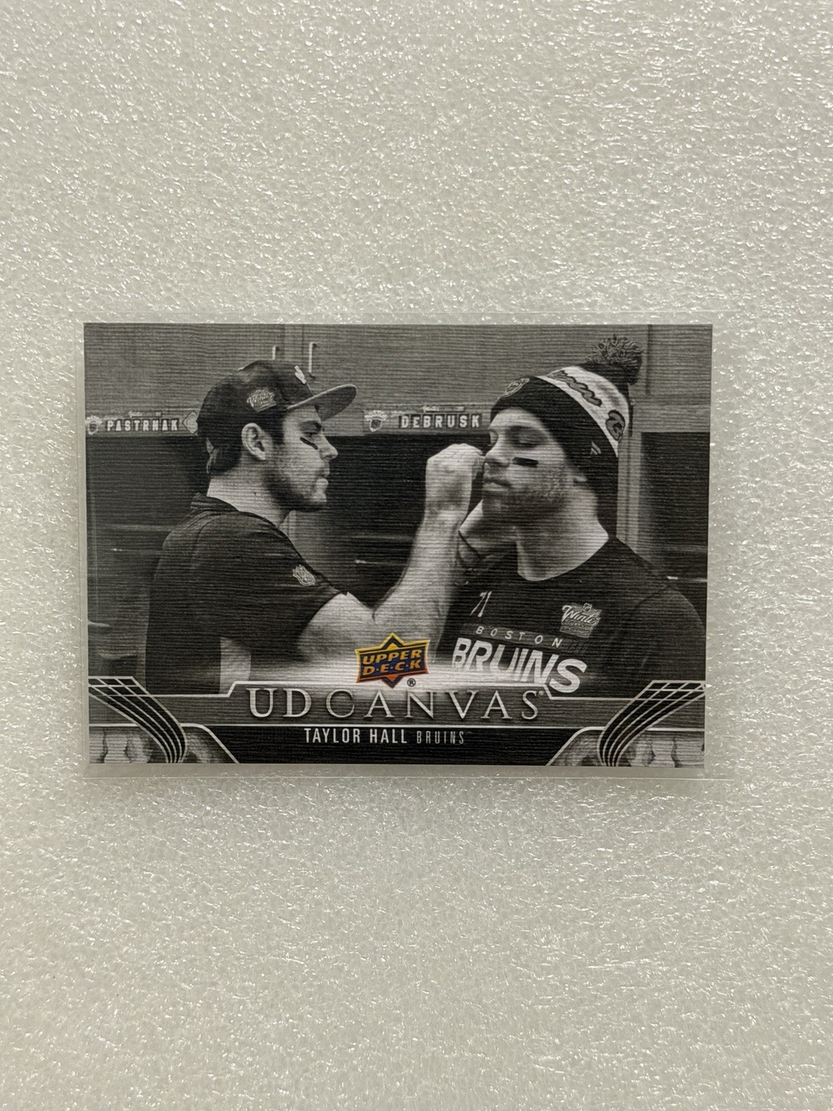 2023-24 Upper Deck Series 2 UD Canvas Black & White Taylor Hall #C129