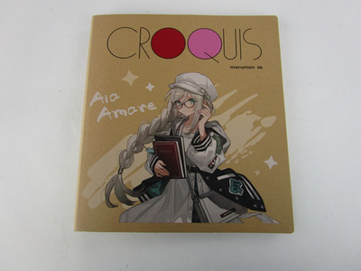 Nijisanji EN Aia Amare Iluna Half Anniversary CROQUIS Maruman SQ Sketchbook New