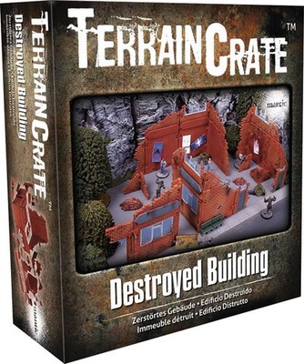 MGEMGTC196 Mantic Entertainment TerrainCrate: Destroyed Building