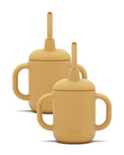 Non-Toxic Silicone Sippy Cups for Babies Toddlers - 2-Pack, 4oz