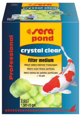 sera crystal clear Professional 350g Schwebealgen feinst Partikelfilter
