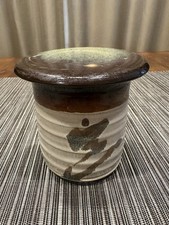 Art Studio Pottery French Style Butter Crock Butter Bell Clement Hand Made