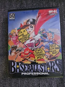 Baseball Stars Professional Neo Geo AES English Version USA -CIB -Tested -Works