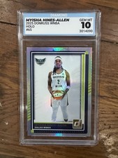 Panini 2025 Donruss WNBA Holo #65 Myisha Hines-Allen Dallas Wings Basketball