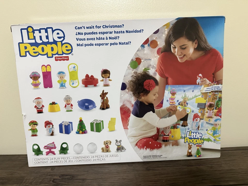 Calendario de Adviento Fisher-Price Little People 24 piezas cuenta regresiva para Navidad Foto 2 de 4