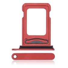 Dual SIM Card Tray Holder Replacement Compatible With for iPhone 13 RED
