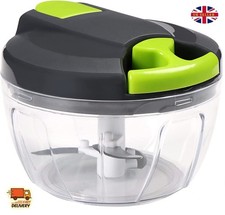 Pull String Hand Chopper Manual Food Processor To Slice Kitchen Tool 520ml