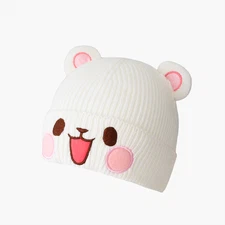 Milk Mocha Bear: Milk Face Beanie