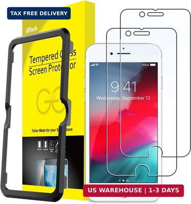 JETech Screen Protector for iPhone SE 3/2 (2022/2020 Edition), iPhone 8/7/6s/6,