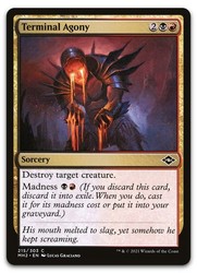 Terminal Agony 215/303 Common Modern Horizons 2