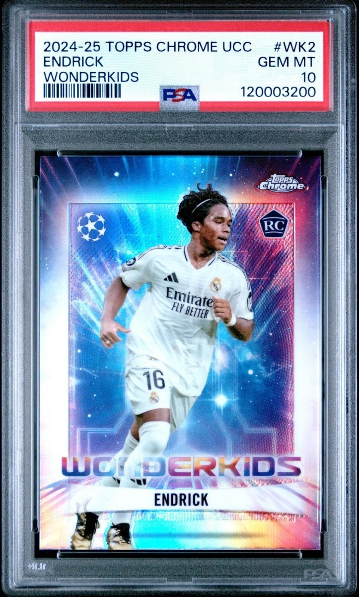 2024-25 Topps Chrome Uefa Club Competitions - Endrick #WK-2 for 