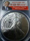 2017 American Silver Eagle PCGS MS69 First Strike – 1 oz Silver – Trump Label