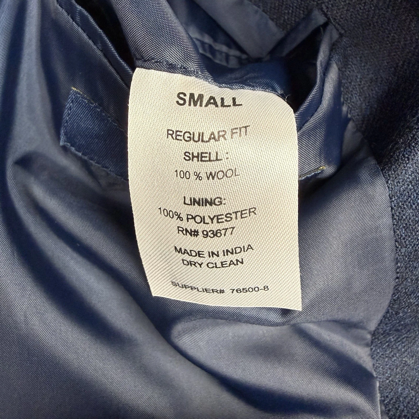 STAFFORD Mens Small NWT Regular Fit 100% Wool Overcoat Trenchcoat $260 MSRP image 10