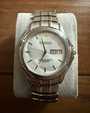 Armitron Mens Quartz Day/Date Wristwatch Silv...