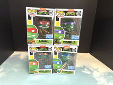 Funko Pop! Teenage Mutant Ninja Turtles Translucent Green Set of 4 1701-1704 new