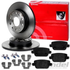 brembo BREMSSCHEIBEN + BELÄGE HINTEN für FORD GALAXY + S-MAX Bj. 2006 - 2014