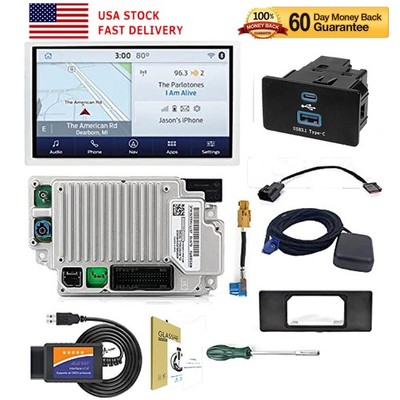 OEM SYNC 2 to SYNC 3 V3.4 Upgrade Carplay KIT FIT For Ford sync 3 Map USA HD NEW