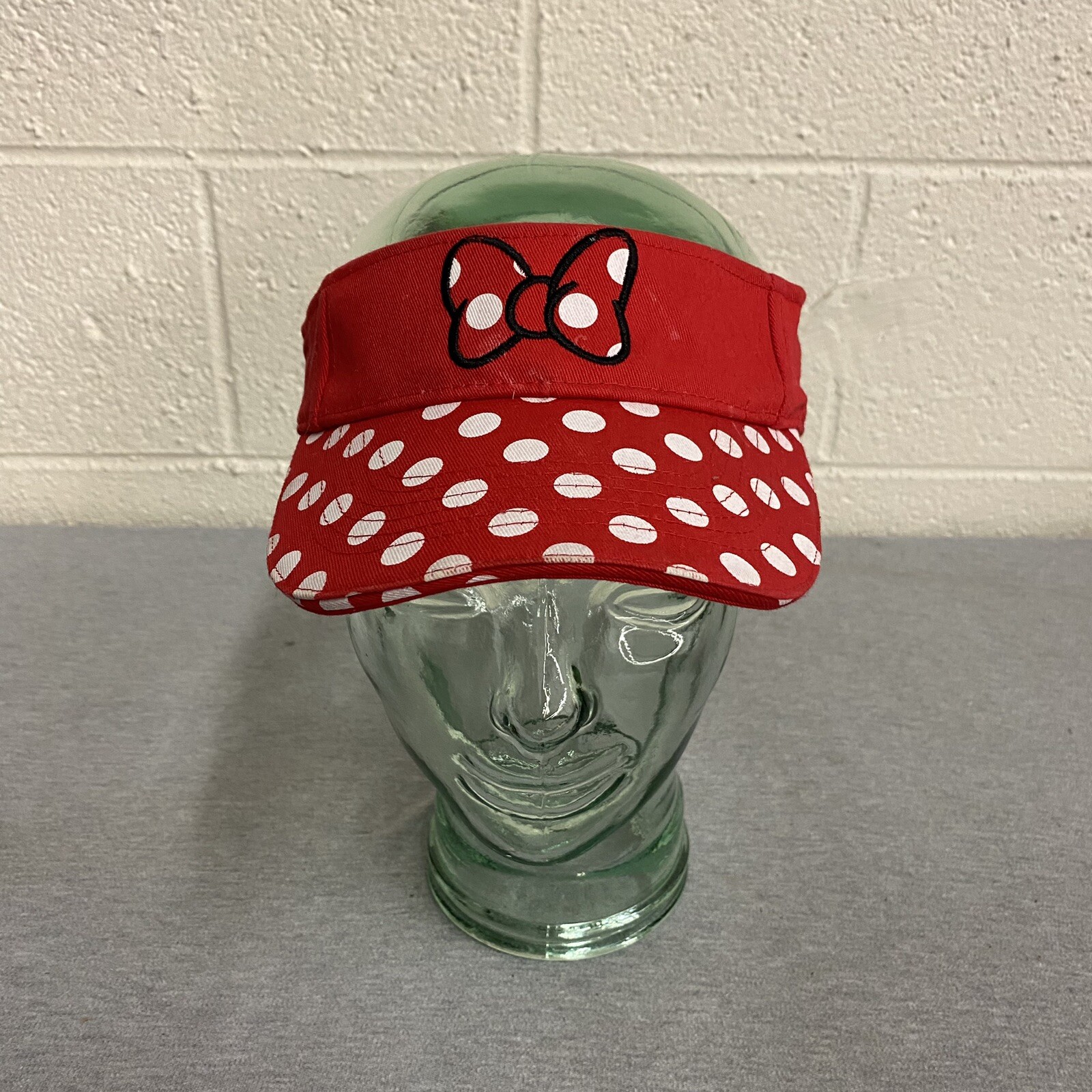 Minnie Mouse Visor Polka Dot Disney Women's Cap Gem