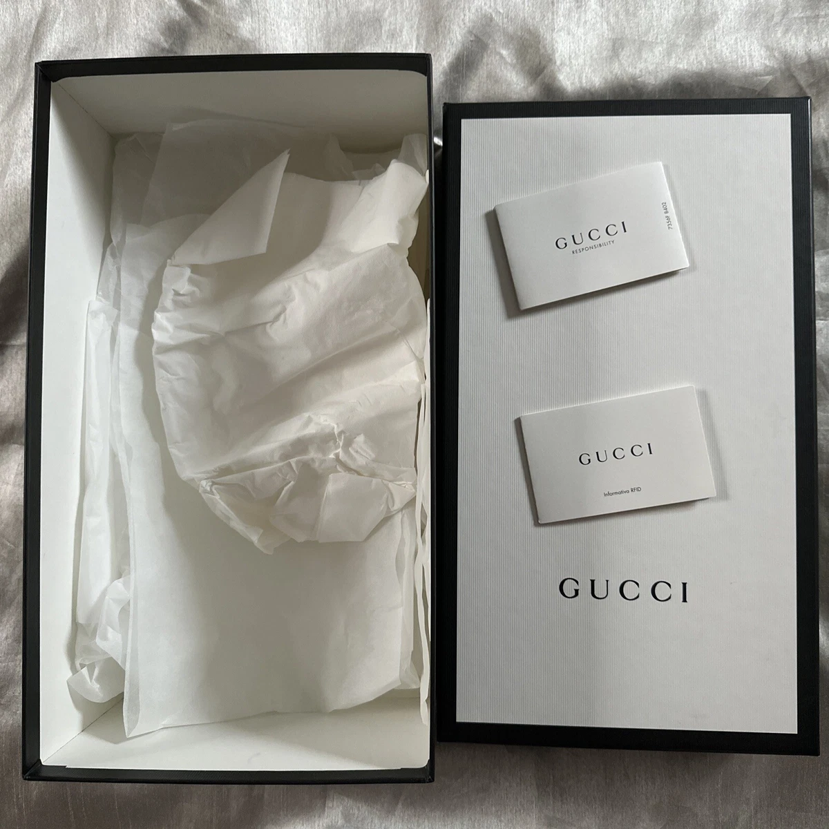 Gucci Designer Empty Shoe Box 14 x 8 x 5 # 13