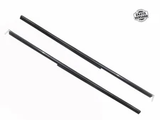 2x WINDOW BAY TRIMS SET FRONT DOOR PEUGEOT 504 EXTERIOR CONVERTIBLE + COUPE 1969-83