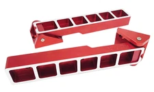 Tailgate Hinges - BILLET (Royal Hooks) RED MILLED fits Jeep Wrangler JK - JKU