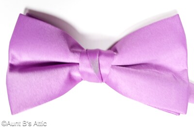 orchid bow tie