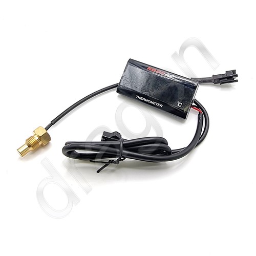 Motorcycle Thermometer Gauge Water Temp Temperature Meter Digital Display Sensor - Picture 2 of 11