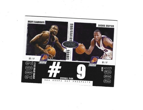 2003-04 Hoops Hot Prospects Sweet Selections #4 Amare Stoudemire/Shawn Marion - 第 1/1 張圖片