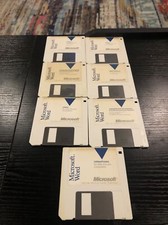 Vintage Microsoft Word Version 5.0 for IBM on 7 Disks TESTED and READABLE