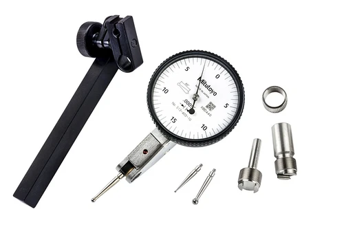 Mitutoyo 513-402-10T Dial Test Indicator, 0-.03" Range, .0005" Graduation