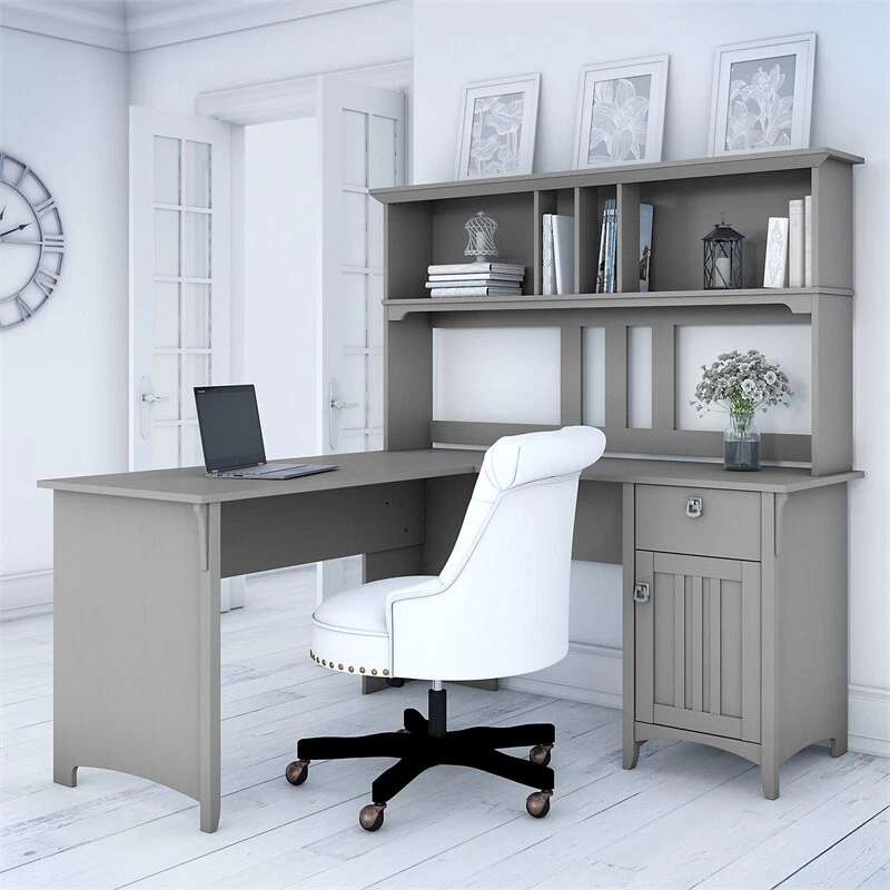 Bush furniture salinas sale desk with hutch